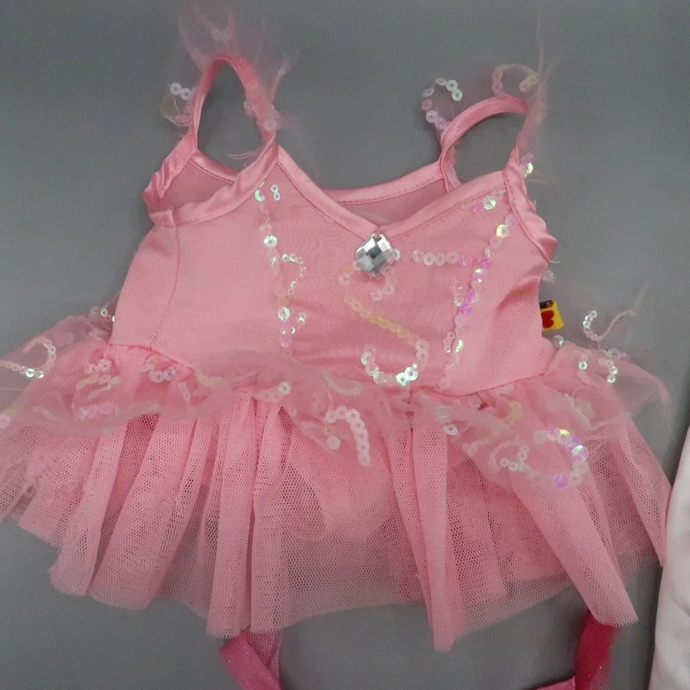 Build A Bear‎ Clothing Lot Wedding Dress Pink Girly Princess HG Top